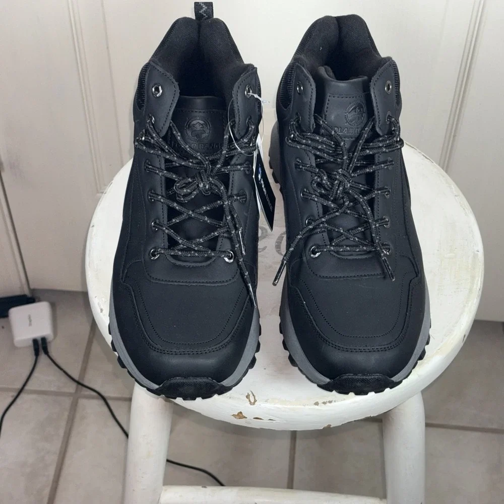 Polar Range Vulcan Men's Lace-Up Boots Size 11‎ Black Rugged Outdoor Style NWOB